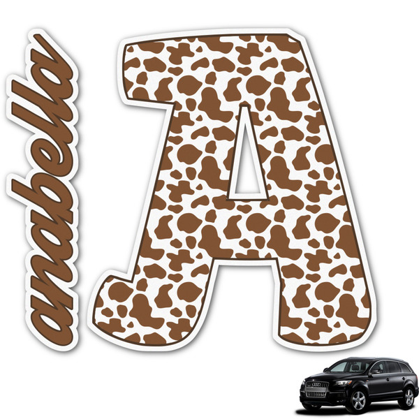 Custom Cow Print Graphic Car Decal - Custom Size (Personalized)