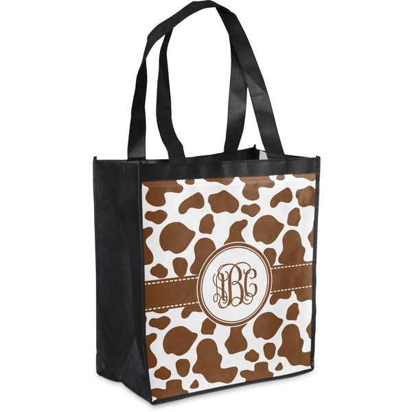 Custom Cow Print Grocery Bag (Personalized)