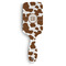 Cow Print Hair Brush - Front View