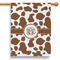 Cow Print 28" House Flag (Personalized)