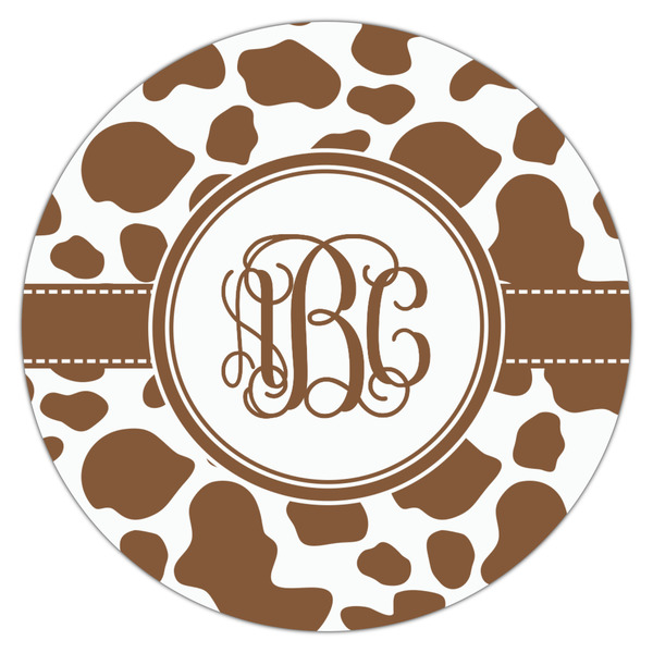 Cow Print Icing Circle - Large - Single