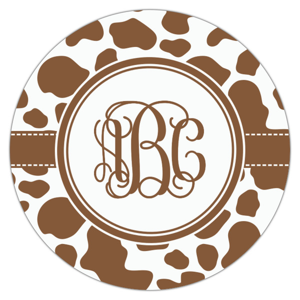 Cow Print Icing Circle - Small - Single