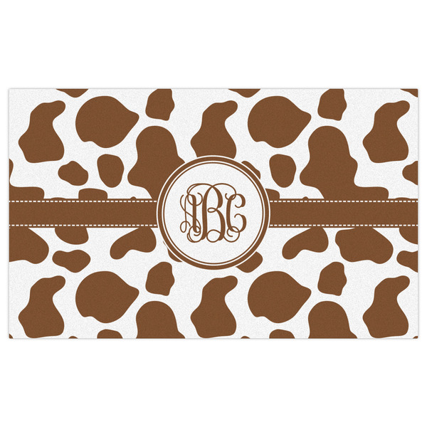 Cow Print Indoor / Outdoor Rug - 3'x5' - Front Flat