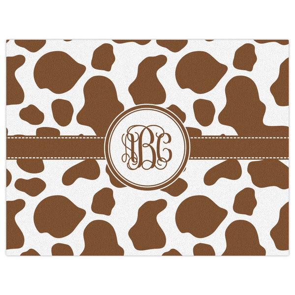 Cow Print Indoor / Outdoor Rug - 6'x8' - Front Flat