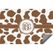 Cow Print Indoor / Outdoor Rug - 5'x8' w/ Monogram