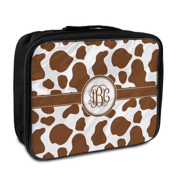 Custom Cow Print Insulated Lunch Bag (Personalized)