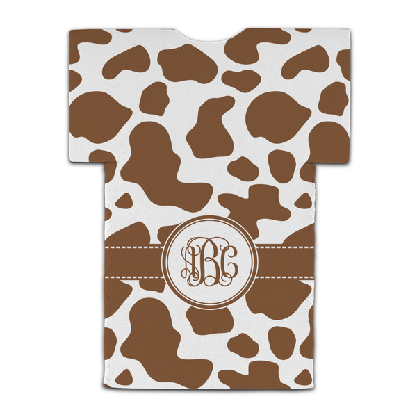 Cow Print Jersey Bottle Cooler - BACK (flat)