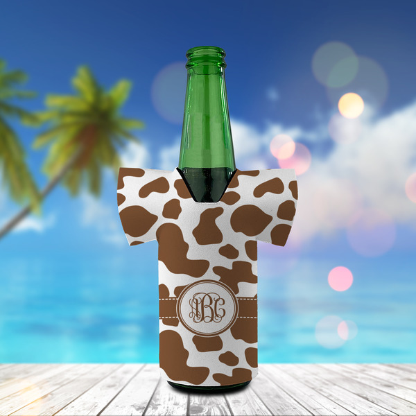 Cow Print Jersey Bottle Cooler - LIFESTYLE