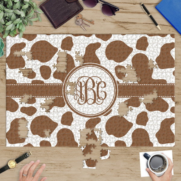 Cow Print Jigsaw Puzzle 1014 Piece - In Context