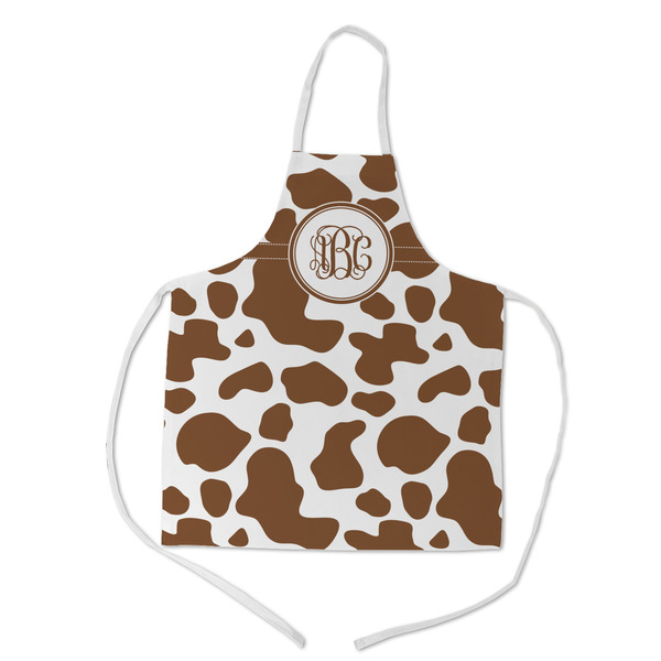 Custom Cow Print Kid's Apron w/ Monogram