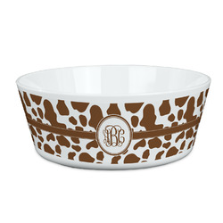 Cow Print Kid's Bowl (Personalized)