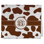 Cow Print Kitchen Towel - Poly Cotton w/ Monograms