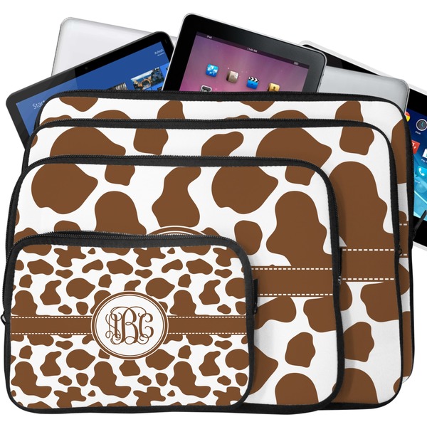 Cow Print Laptop Case Sizes