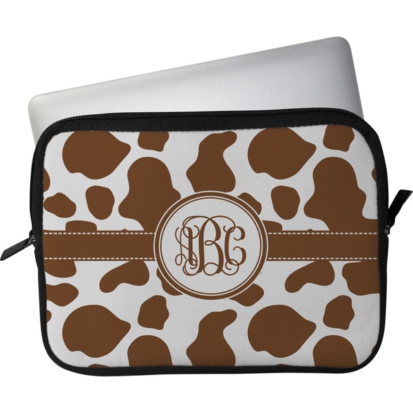 Custom Cow Print Laptop Sleeve / Case - 13" (Personalized)