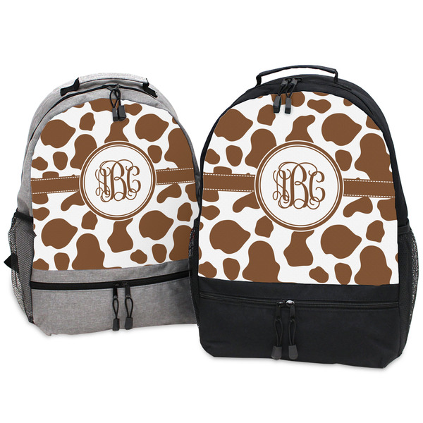 Cow Print Large Backpacks - Both