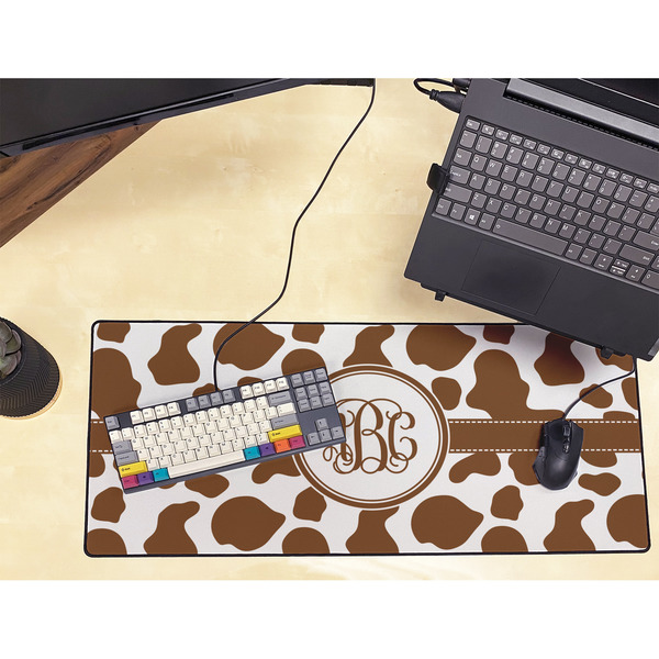 Cow Print Large Gaming Mats - LIFESTYLE