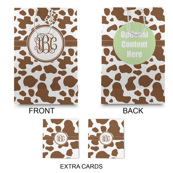 Cow Print Large Gift Bag - Approval