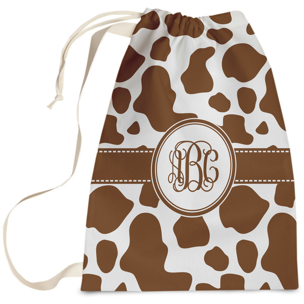 Custom Cow Print Laundry Bag (Personalized)