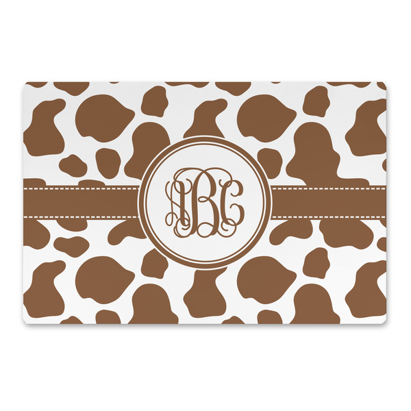 Custom Cow Print Large Rectangle Car Magnet (Personalized)