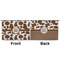 Cow Print Large Zipper Pouch Approval (Front and Back)