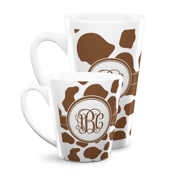 Cow Print Latte Mugs Main