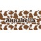 Cow Print Front License Plate (Personalized)