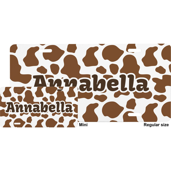 Cow Print License Plate (Sizes)