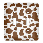 Cow Print Light Switch Cover (2 Toggle Plate)