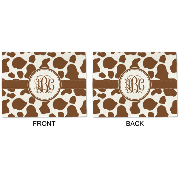 Cow Print Linen Placemat - APPROVAL (double sided)