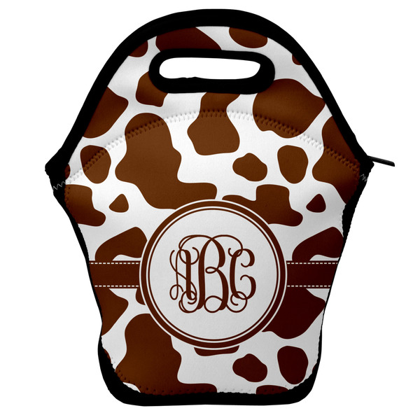 Custom Cow Print Lunch Bag w/ Monogram