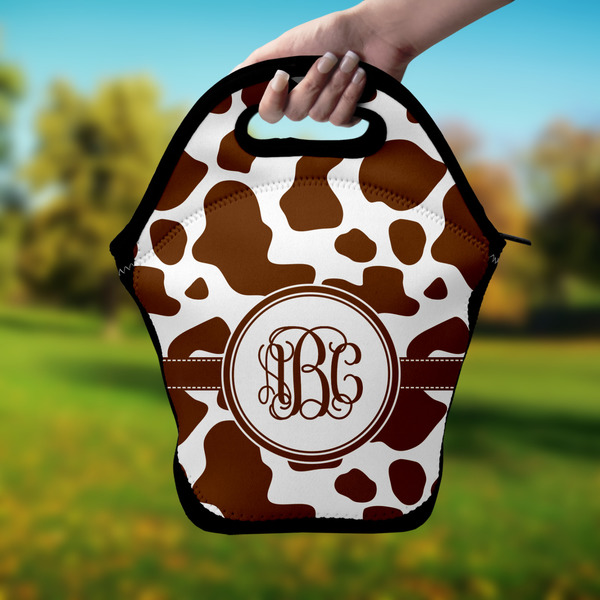 Cow Print Lunch Bag - Hand