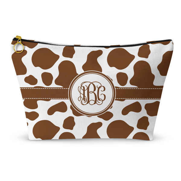 Custom Cow Print Makeup Bag - Small - 8.5"x4.5" (Personalized)