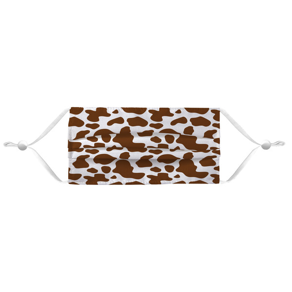 Cow Print Mask - Pleated (new) APPROVAL