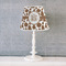 Cow Print Poly Film Empire Lampshade - Lifestyle