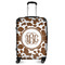 Cow Print Suitcase - 24"Medium - Checked (Personalized)