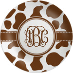 Cow Print Melamine Salad Plate - 8" (Personalized)