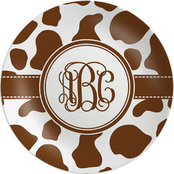 Cow Print Melamine Plate (Personalized)