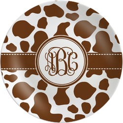 Cow Print Melamine Plate (Personalized)