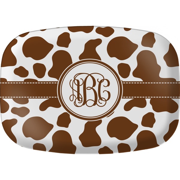 Custom Cow Print Melamine Platter (Personalized)