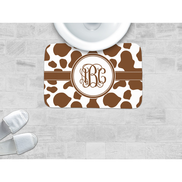 Cow Print Memory Foam Bath Mat - LIFESTYLE