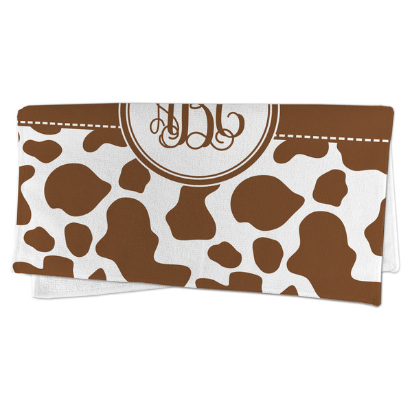 Cow Print Microfiber Dish Rag - FOLDED (half)