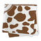 Cow Print Microfiber Dish Rag - FOLDED (square)