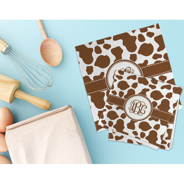 Cow Print Microfiber Dish Rag - LIFESTYLE