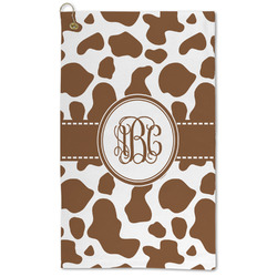 Cow Print Microfiber Golf Towel (Personalized)
