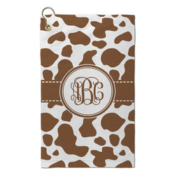 Cow Print Microfiber Golf Towel - Small (Personalized)