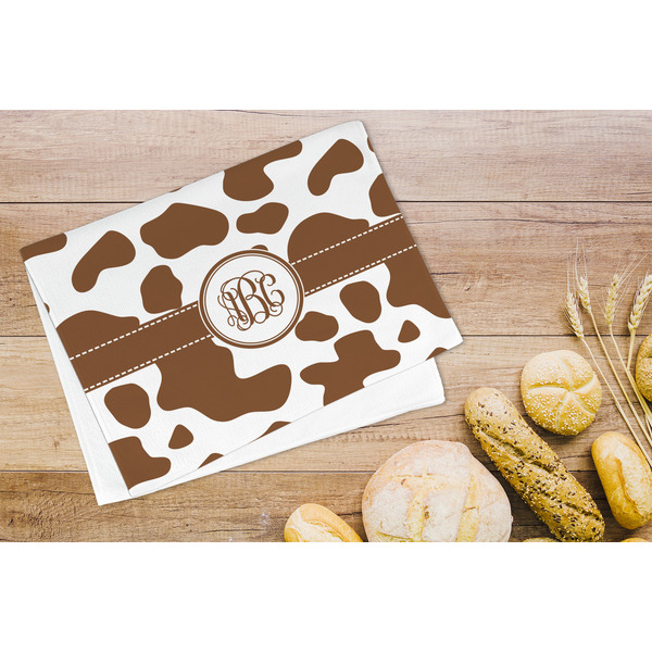Cow Print Microfiber Kitchen Towel - LIFESTYLE