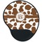 Cow Print Mouse Pad with Wrist Support