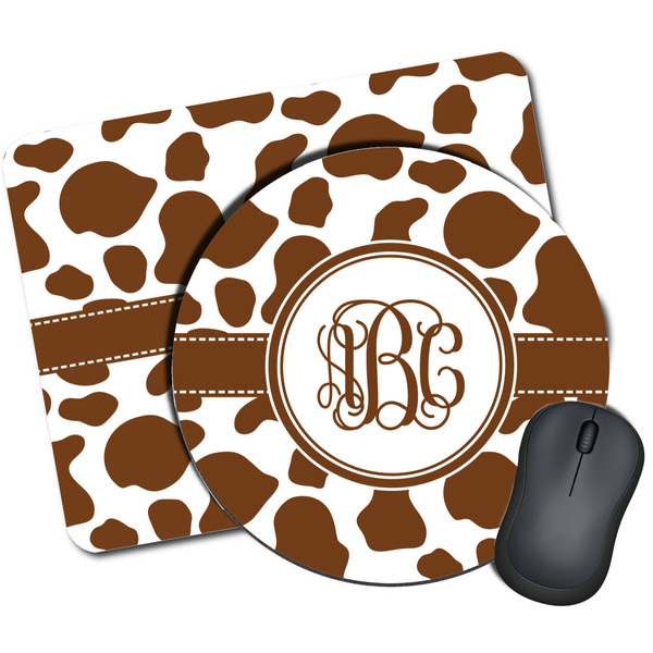 Custom Cow Print Mouse Pad (Personalized)