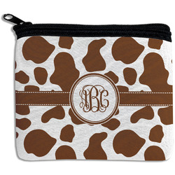 Cow Print Rectangular Coin Purse (Personalized)