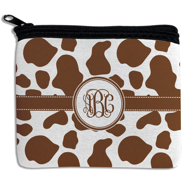 Custom Cow Print Rectangular Coin Purse (Personalized)